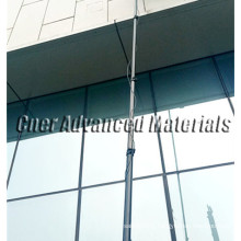 Glass fibre telescopic pole for gutter cleaning pole